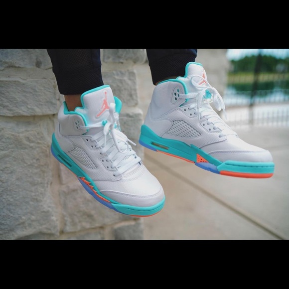 Jordan 5 light aqua - Picture 5 of 6